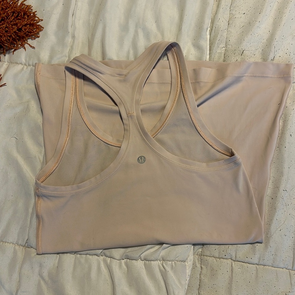Baby pink lulu razor back size 2